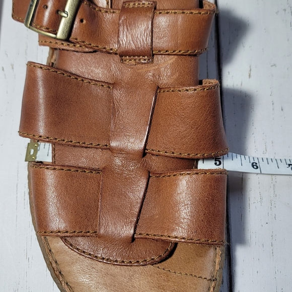 Men\'s Brown Leather Fisherman Sandals main image 13